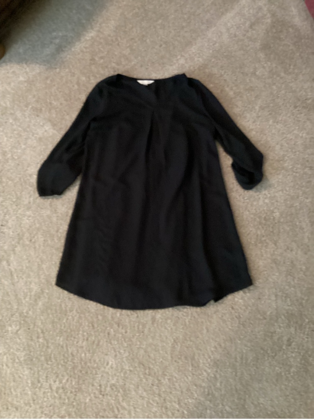 Decree Black V-Neck Mini Dress